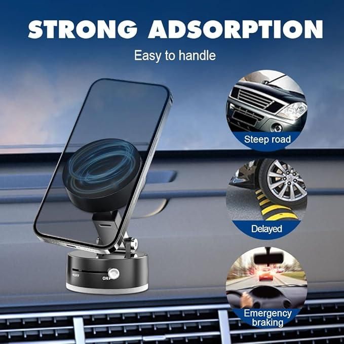 Vacuum Magnetic Suction Phone Holder - Buy 1 get 1 free - Limited Stock